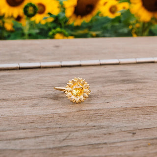 Éclore Fantasy™ Sunflower Ring - eclorejewelry