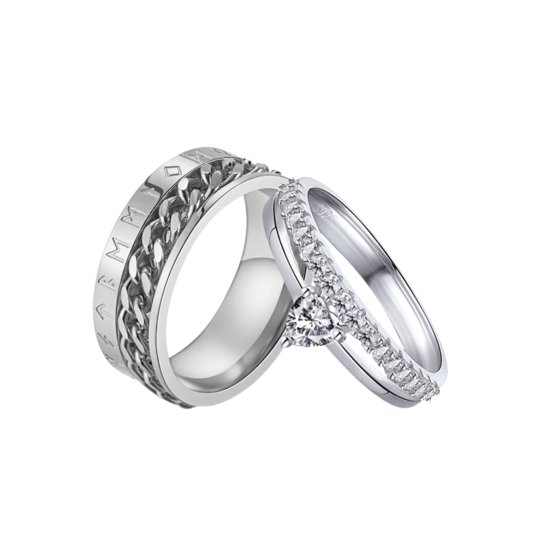 Celestial Unity Couple Ring