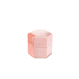 Blush Hexagon Ring Box - eclorejewelry