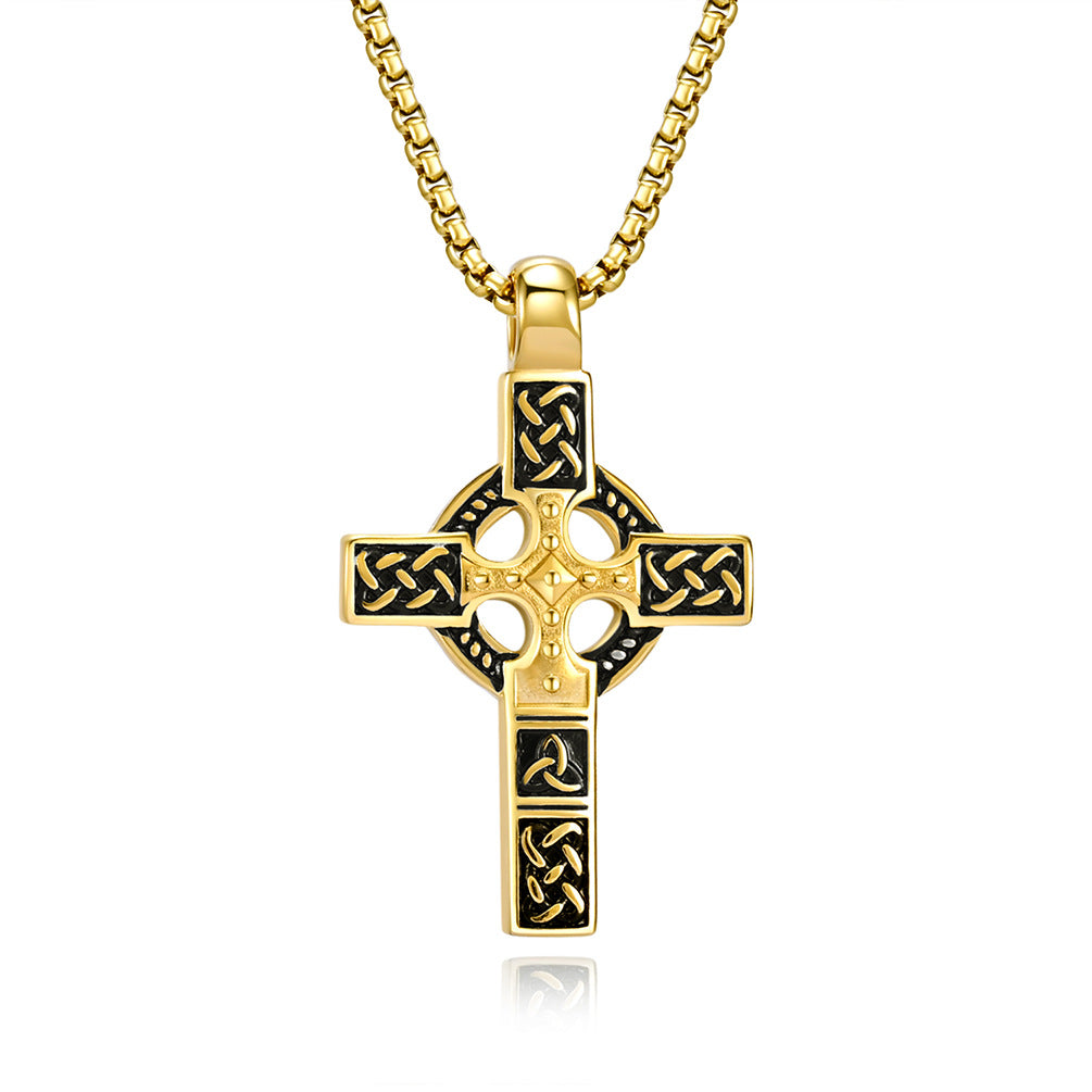 Celtic Knot Cross Necklace