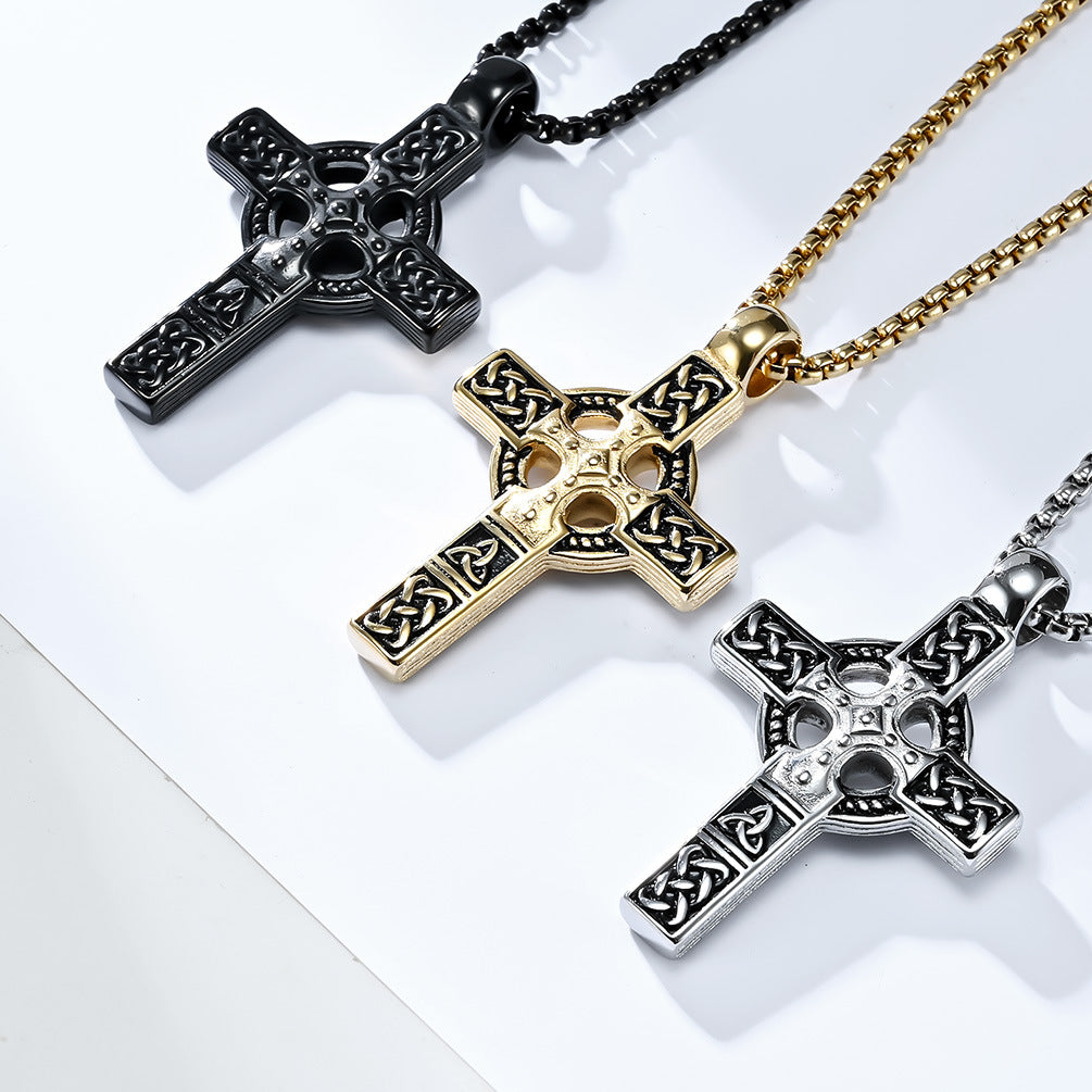 Celtic Knot Cross Necklace