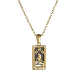 Colorful Tarot Cards Necklace