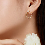 Dazzling Halo Earrings