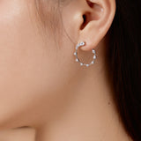 Dazzling Halo Earrings