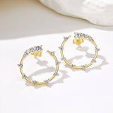 Dazzling Halo Earrings