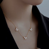 Diamond Butterfly Necklace