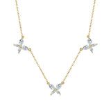 Diamond Butterfly Necklace