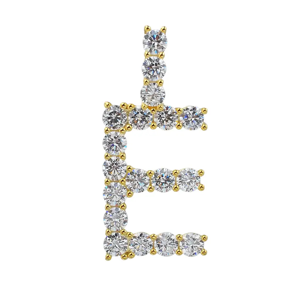 Iced Out Letter Pendant