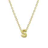 Letter Pendant Necklace