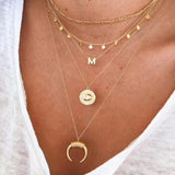 Letter Pendant Necklace