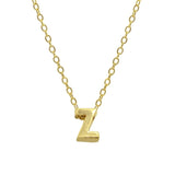 Letter Pendant Necklace