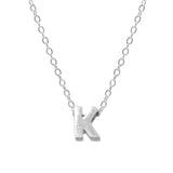 Letter Pendant Necklace