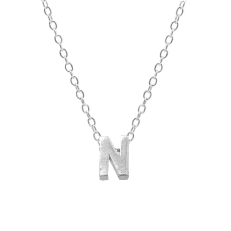 Letter Pendant Necklace