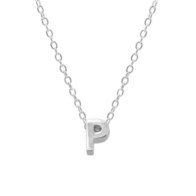 Letter Pendant Necklace