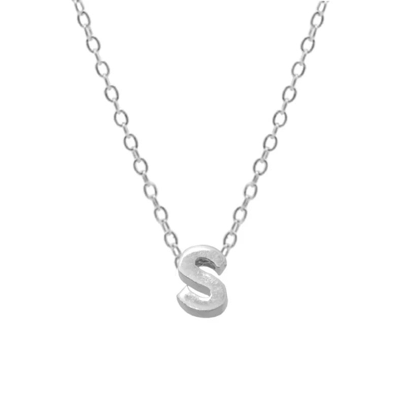 Letter Pendant Necklace