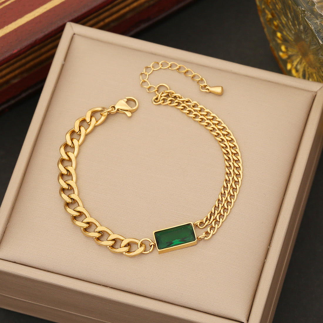 Nile Emerald Bracelet
