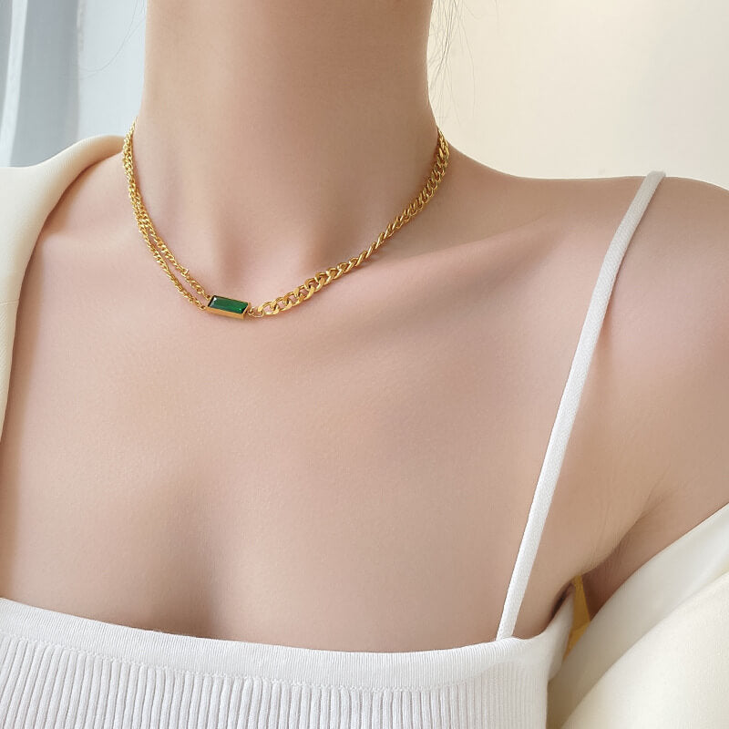 Nile Emerald Necklace