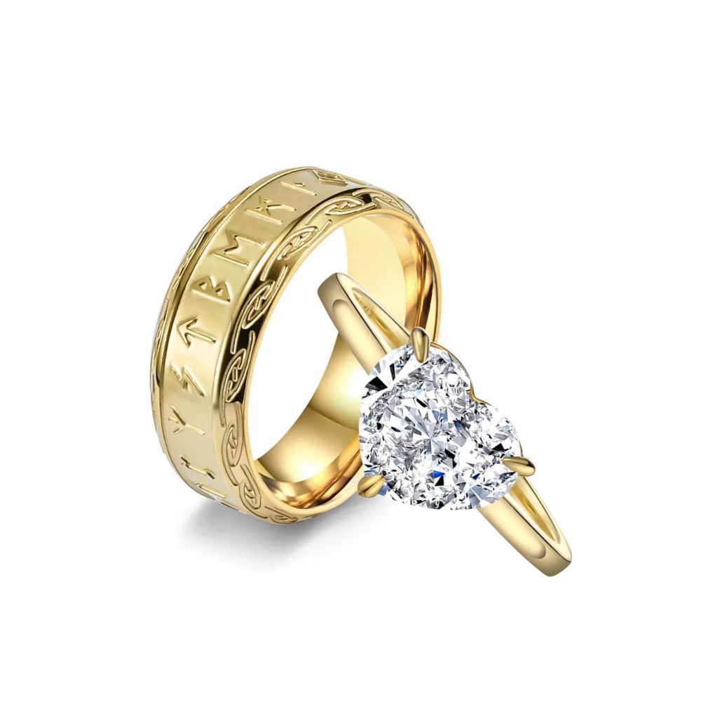 Parisian Promise Couple Ring