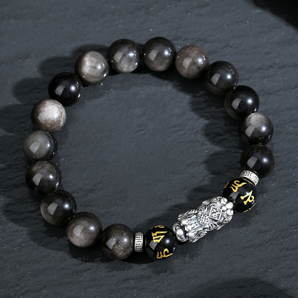 Pixiu Obsidian Wealth Bracelet