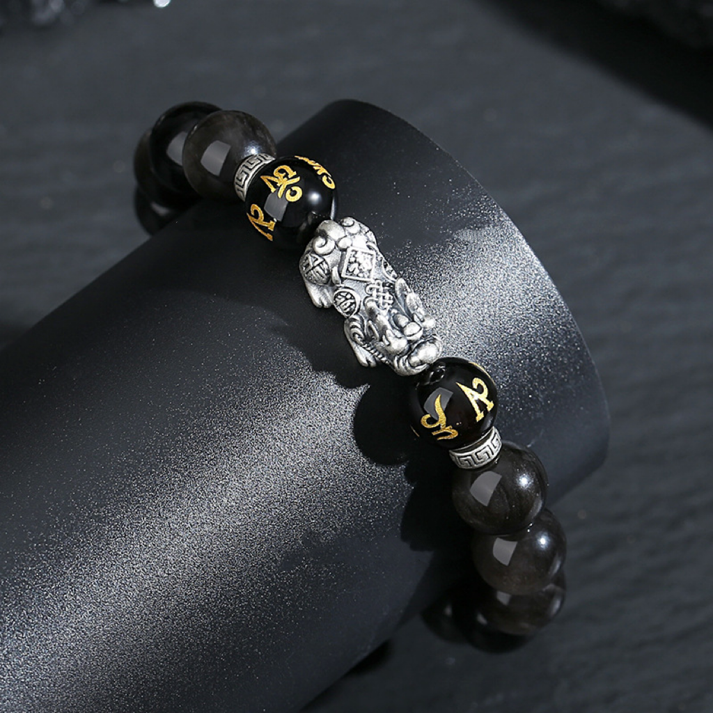 Pixiu Obsidian Wealth Bracelet