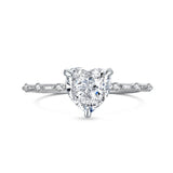 Radiant Heart Diamond Ring