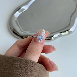 Radiant Heart Diamond Ring