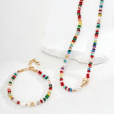 Rainbow Bead Necklace