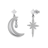 Stardust Crescent Earrings