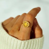 Éclore Fantasy™ Sunflower Ring - eclorejewelry