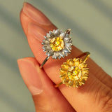 Éclore Fantasy™ Sunflower Ring - eclorejewelry