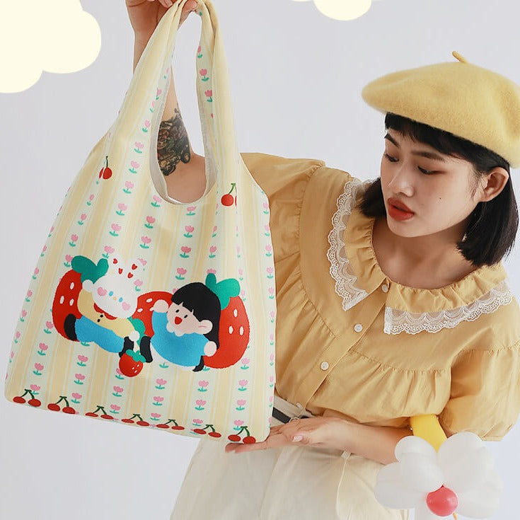 Sweet Party Canvas Tote Bag