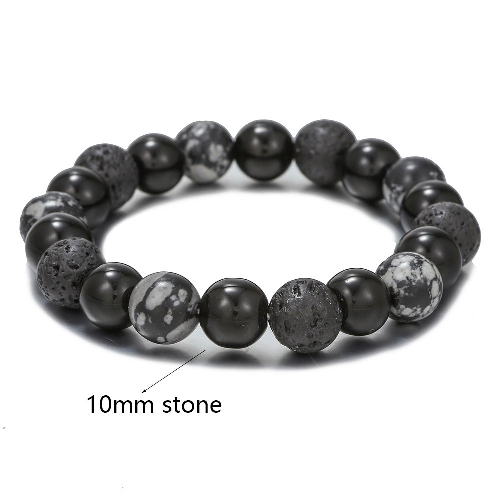 Lava Rock Stone Bracelet