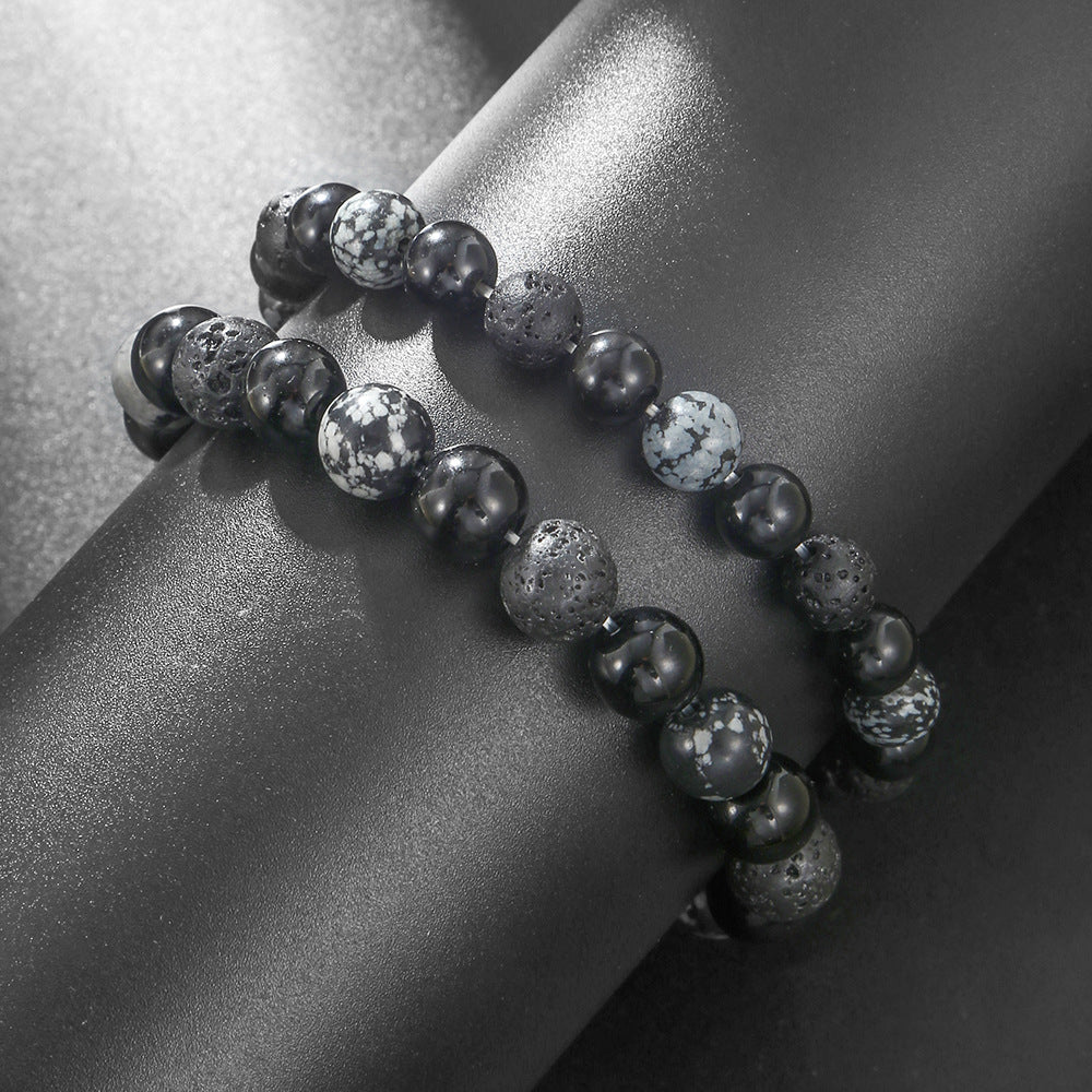 Lava Rock Stone Bracelet