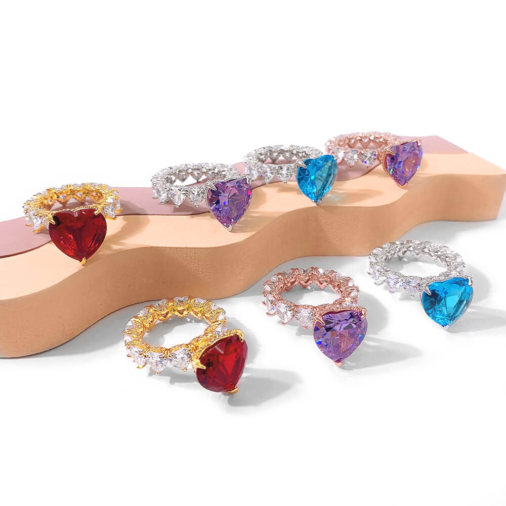 Chunky Promise Heart Ring