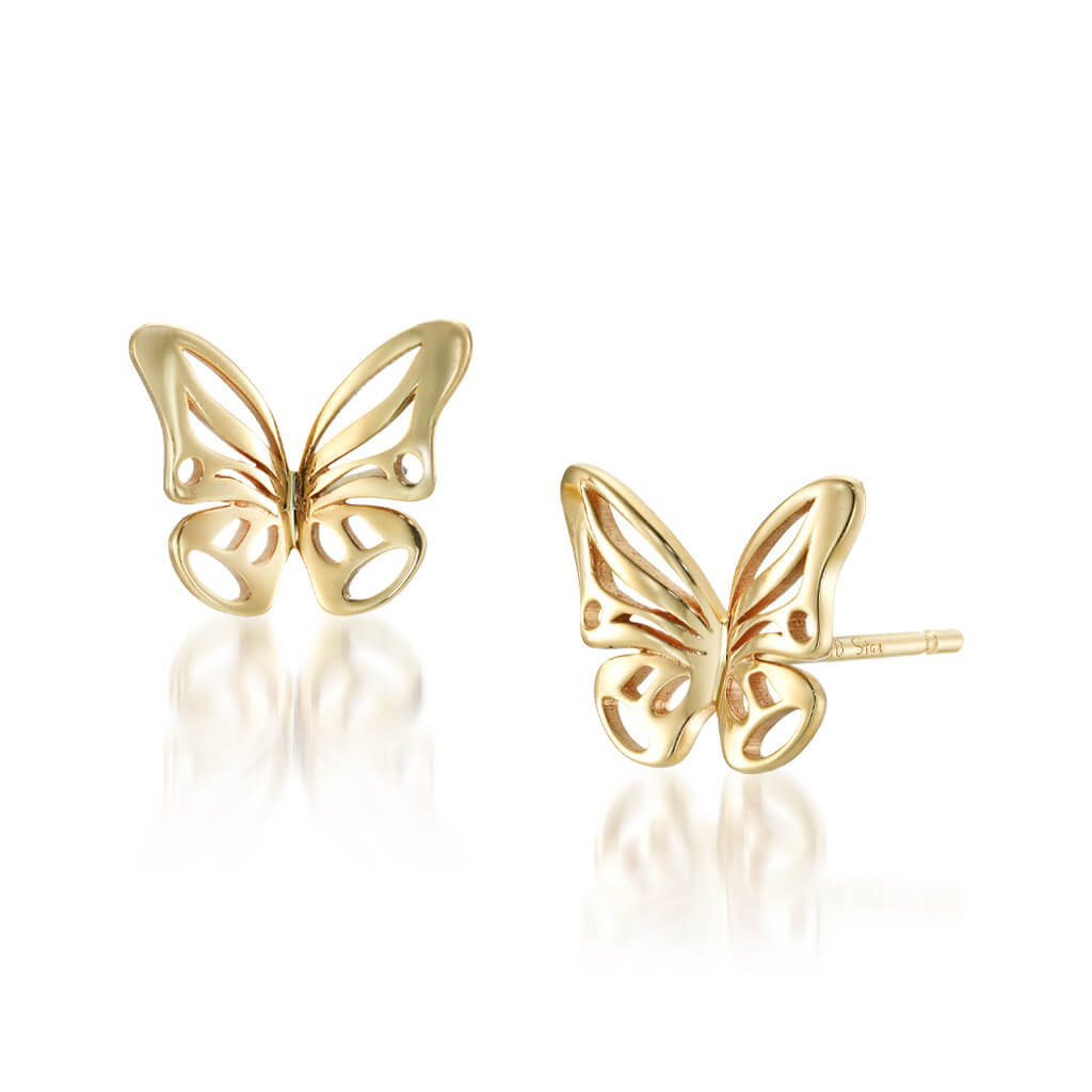 Dainty Butterfly Earrings