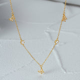 Diamond Butterfly Necklace