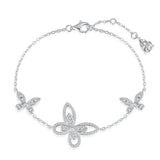 Diamond Butterfly Bracelet