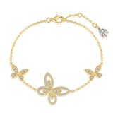 Diamond Butterfly Bracelet