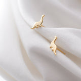 Dinosaur Flatback Stud Earrings