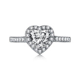 Heart Halo Ring