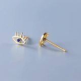 evil eye Flatback Stud Earrings 