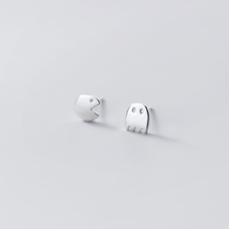 Ghost Flatback Stud Earrings