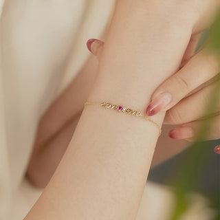 Love Love Dainty Bracelet