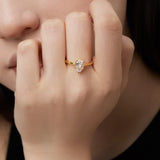 Classic Pear Diamond Ring