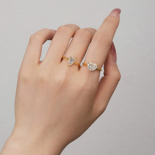 Classic Pear Diamond Ring