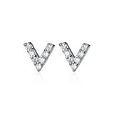 V-shape Stud Earrings