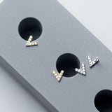 V-shape Stud Earrings