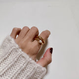 vintage pearl ring - eclorejewelry