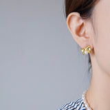 Bow Pearl Earrings