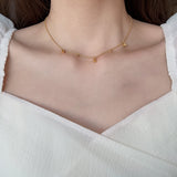 Drop Choker Necklace